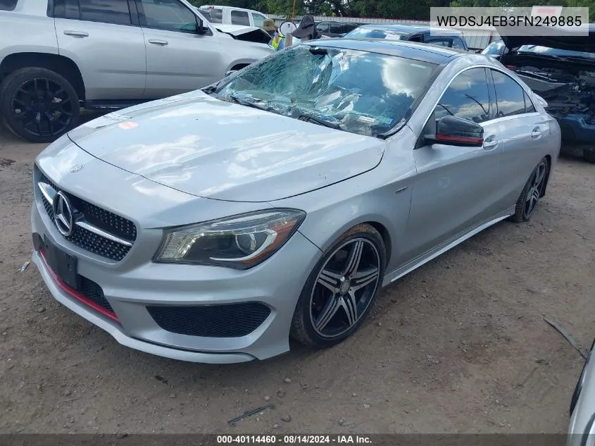 2015 Mercedes-Benz Cla 250 VIN: WDDSJ4EB3FN249885 Lot: 40114460