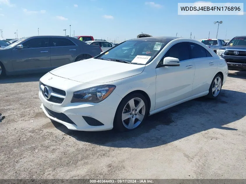 2015 Mercedes-Benz Cla 250 VIN: WDDSJ4EB4FN176896 Lot: 40364493