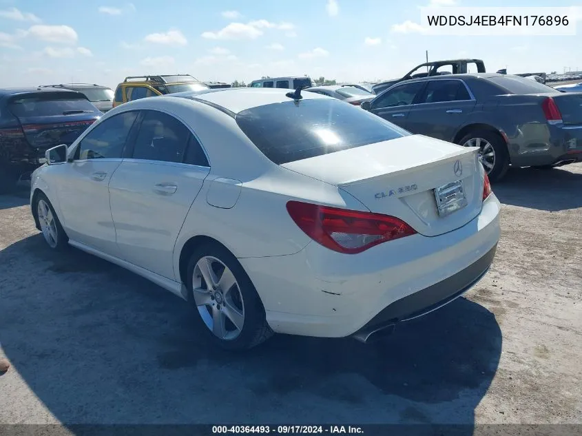 2015 Mercedes-Benz Cla 250 VIN: WDDSJ4EB4FN176896 Lot: 40364493