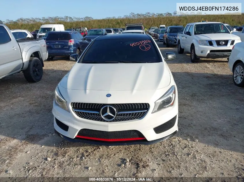 2015 Mercedes-Benz Cla 250 VIN: WDDSJ4EB0FN174286 Lot: 40533876