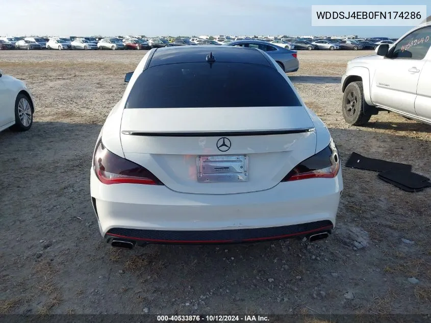 2015 Mercedes-Benz Cla 250 VIN: WDDSJ4EB0FN174286 Lot: 40533876