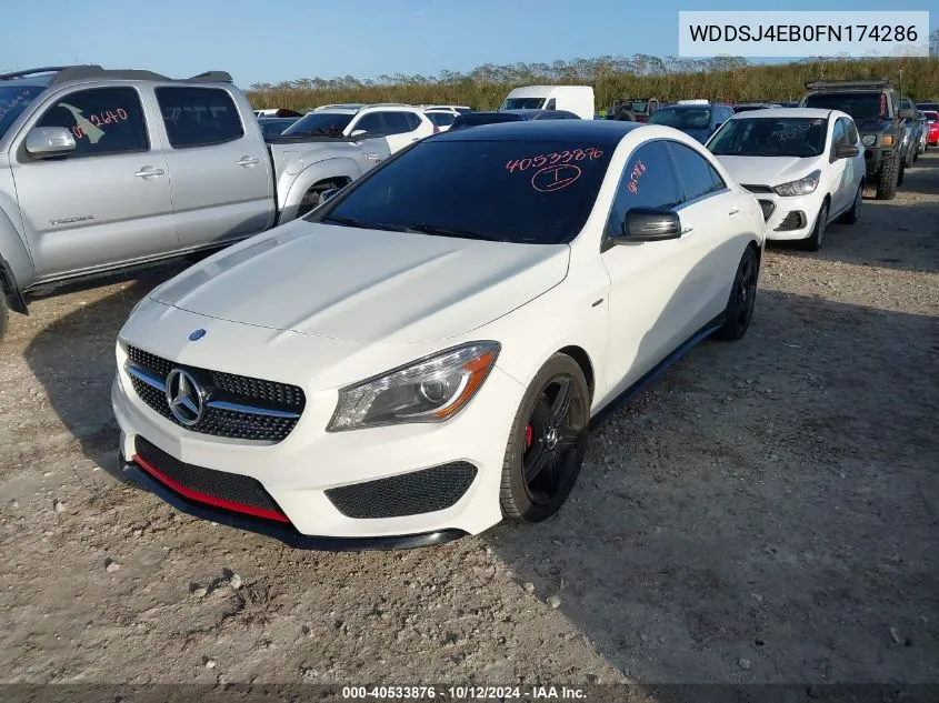 2015 Mercedes-Benz Cla 250 VIN: WDDSJ4EB0FN174286 Lot: 40533876