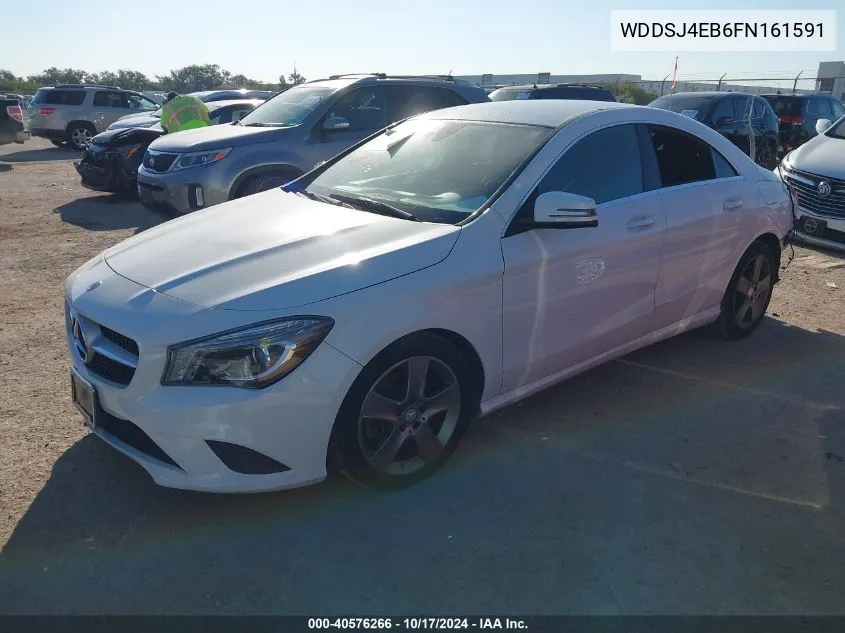 2015 Mercedes-Benz Cla 250 VIN: WDDSJ4EB6FN161591 Lot: 40576266