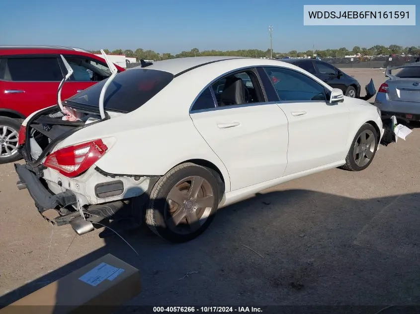 2015 Mercedes-Benz Cla 250 VIN: WDDSJ4EB6FN161591 Lot: 40576266