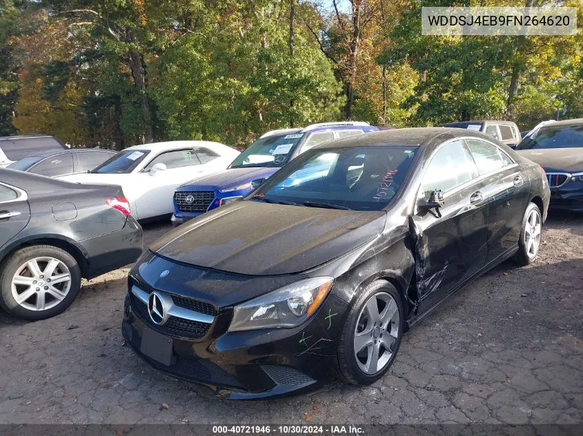 2015 Mercedes-Benz Cla 250 VIN: WDDSJ4EB9FN264620 Lot: 40721946