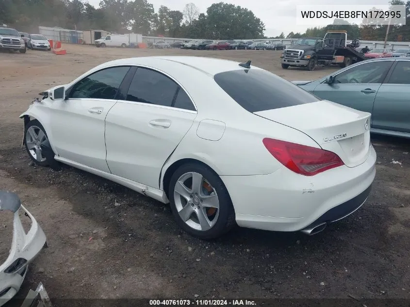 2015 Mercedes-Benz Cla 250 VIN: WDDSJ4EB8FN172995 Lot: 40761073