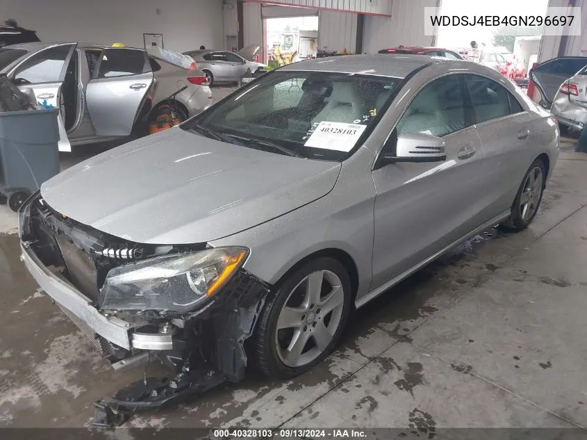 2016 Mercedes-Benz Cla 250 250 VIN: WDDSJ4EB4GN296697 Lot: 40328103