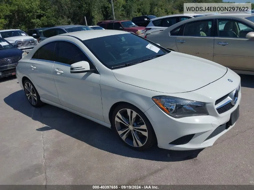 2016 Mercedes-Benz Cla 250 VIN: WDDSJ4EB0GN297622 Lot: 40397655