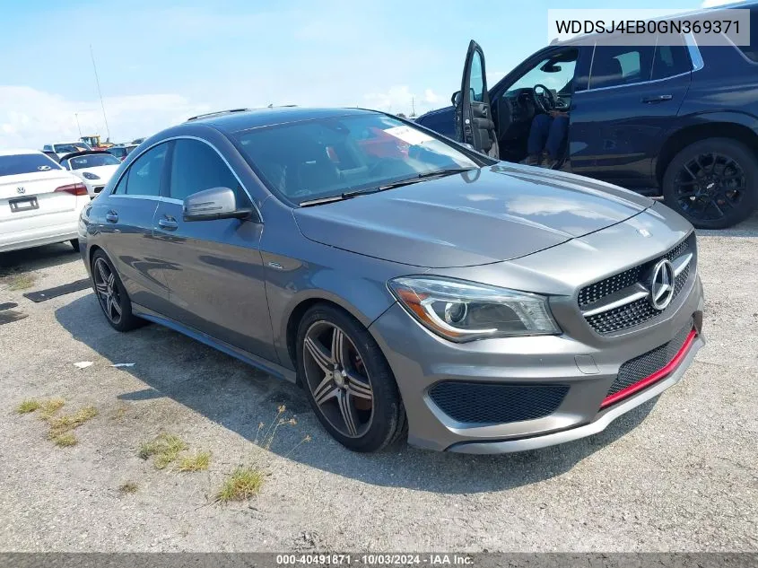 2016 Mercedes-Benz Cla 250 VIN: WDDSJ4EB0GN369371 Lot: 40491871