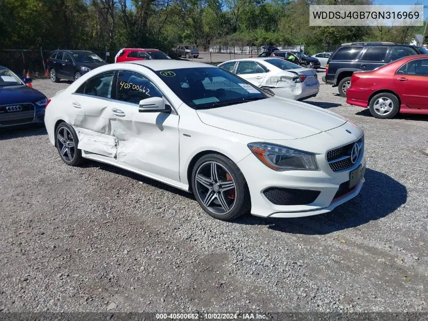 2016 Mercedes-Benz Cla 250 4Matic VIN: WDDSJ4GB7GN316969 Lot: 40500662