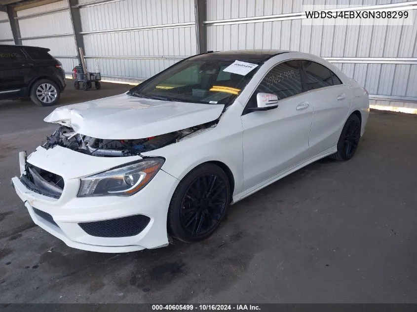 2016 Mercedes-Benz Cla 250 VIN: WDDSJ4EBXGN308299 Lot: 40605499