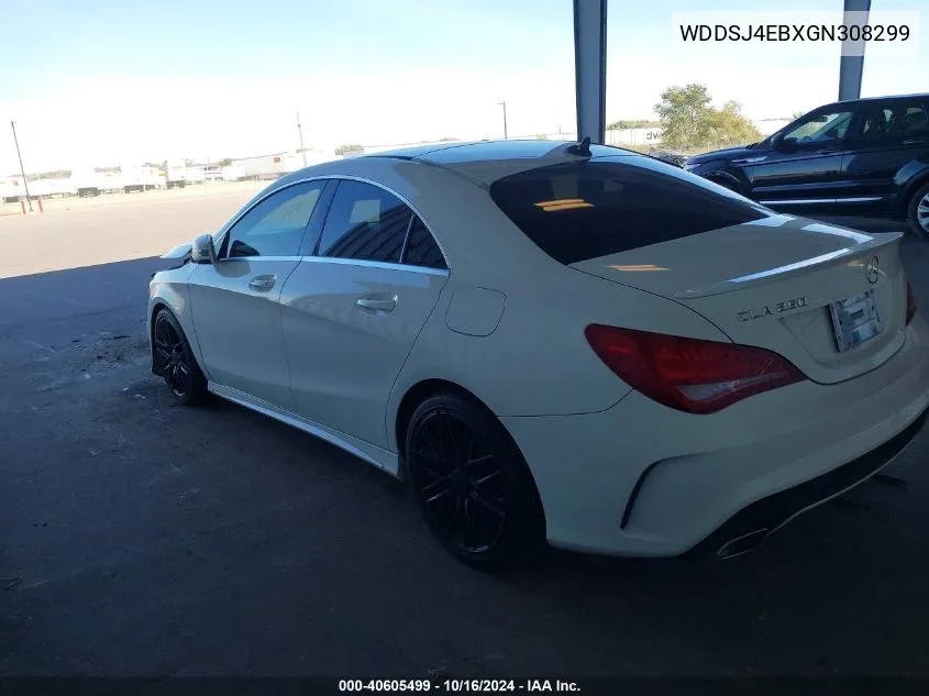 2016 Mercedes-Benz Cla 250 VIN: WDDSJ4EBXGN308299 Lot: 40605499