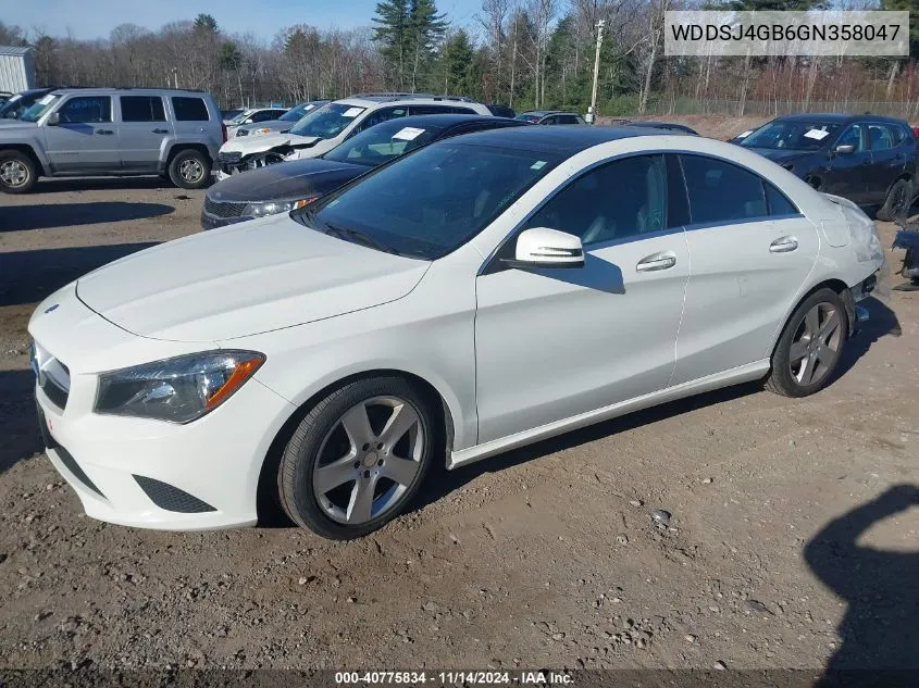 2016 Mercedes-Benz Cla 250 4Matic VIN: WDDSJ4GB6GN358047 Lot: 40775834