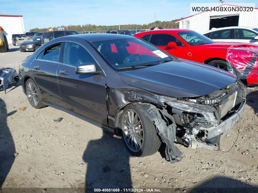 2016 Mercedes-Benz Cla 250 4Matic VIN: WDDSJ4GBXGN30320 Lot: 40851669