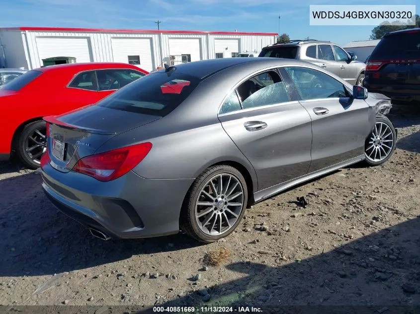 2016 Mercedes-Benz Cla 250 4Matic VIN: WDDSJ4GBXGN30320 Lot: 40851669