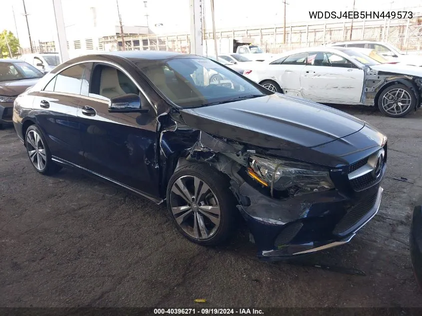 2017 Mercedes-Benz Cla 250 VIN: WDDSJ4EB5HN449573 Lot: 40396271