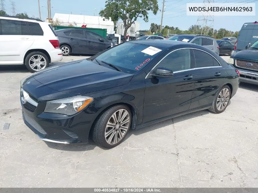 2017 Mercedes-Benz Cla 250 VIN: WDDSJ4EB6HN462963 Lot: 40534827