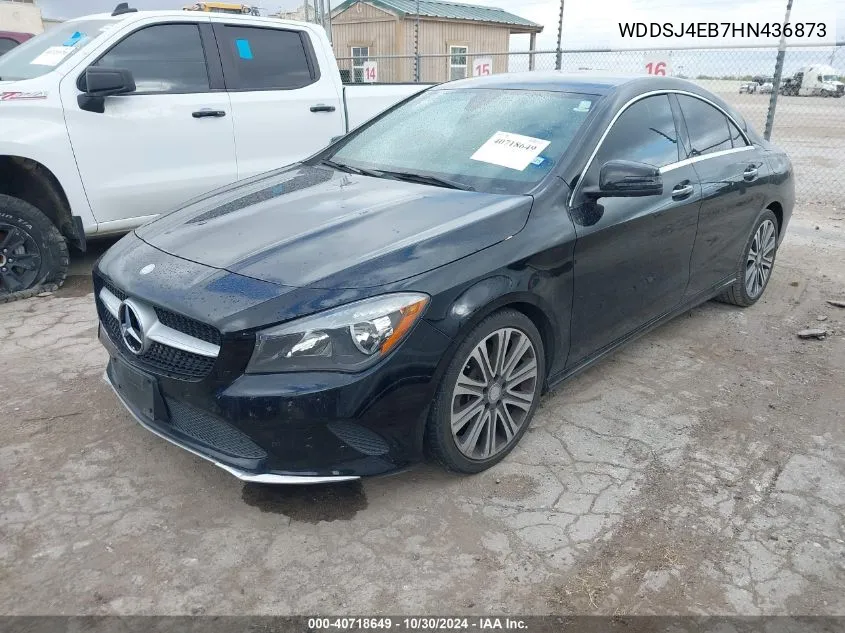 2017 Mercedes-Benz Cla 250 VIN: WDDSJ4EB7HN436873 Lot: 40718649