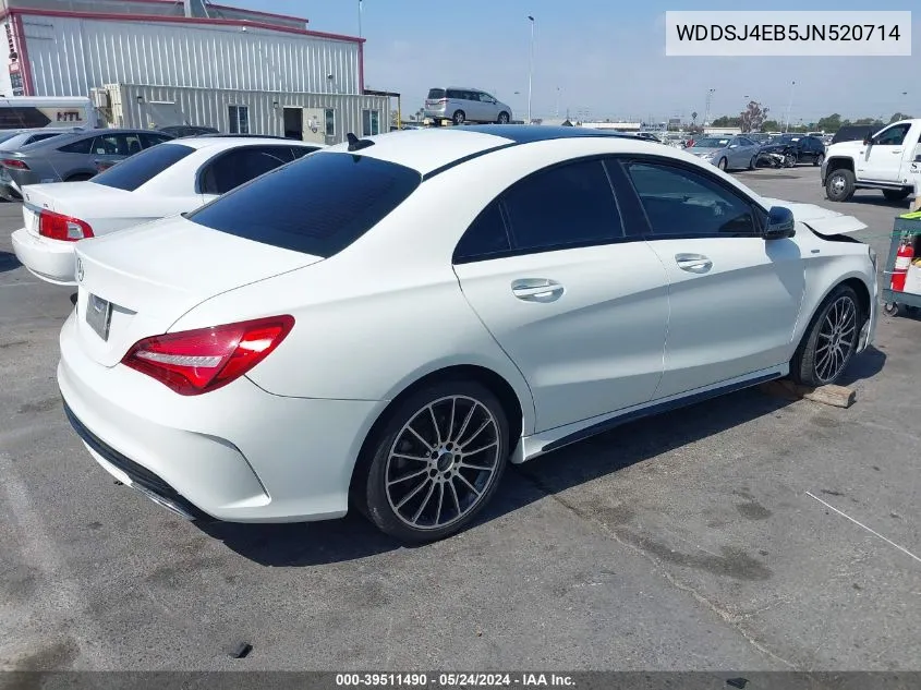 2018 Mercedes-Benz Cla 250 VIN: WDDSJ4EB5JN520714 Lot: 40831186