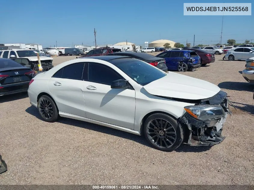 2018 Mercedes-Benz Cla 250 VIN: WDDSJ4EB1JN525568 Lot: 40159061