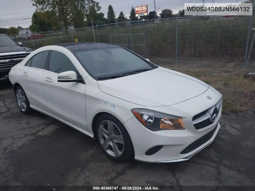 2018 Mercedes-Benz Cla 250 250 4Matic VIN: WDDSJ4GB8JN566132 Lot: 40368747