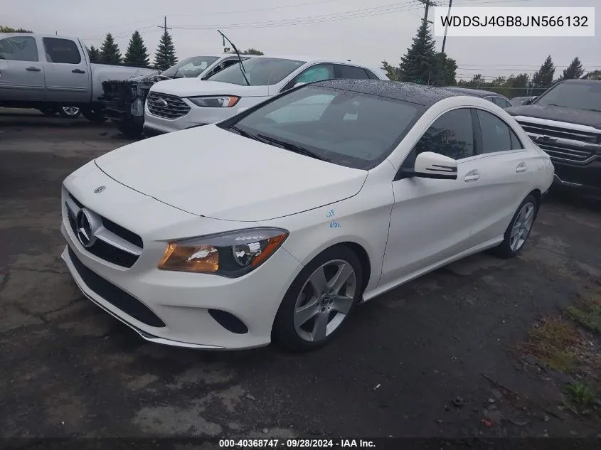 2018 Mercedes-Benz Cla 250 250 4Matic VIN: WDDSJ4GB8JN566132 Lot: 40368747