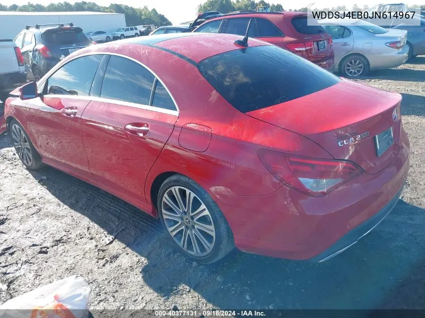 WDDSJ4EB0JN614967 2018 Mercedes-Benz Cla 250