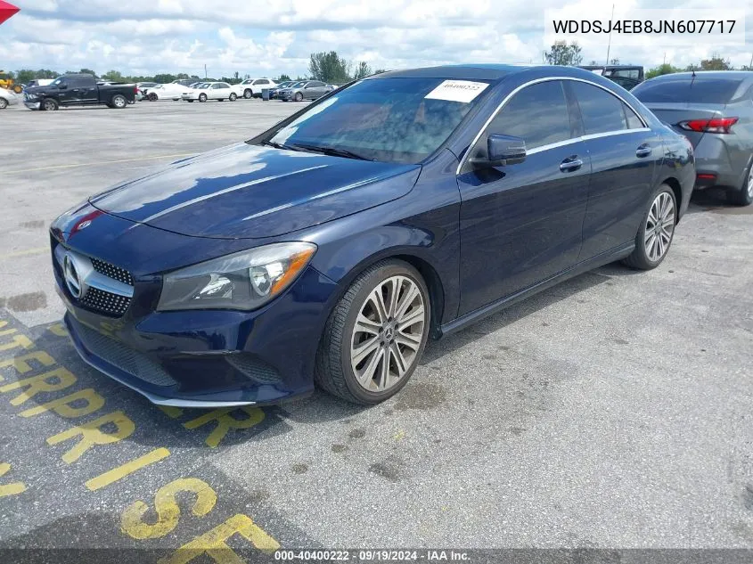 2018 Mercedes-Benz Cla 250 VIN: WDDSJ4EB8JN607717 Lot: 40400222