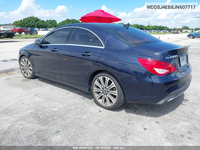 2018 Mercedes-Benz Cla 250 VIN: WDDSJ4EB8JN607717 Lot: 40400222