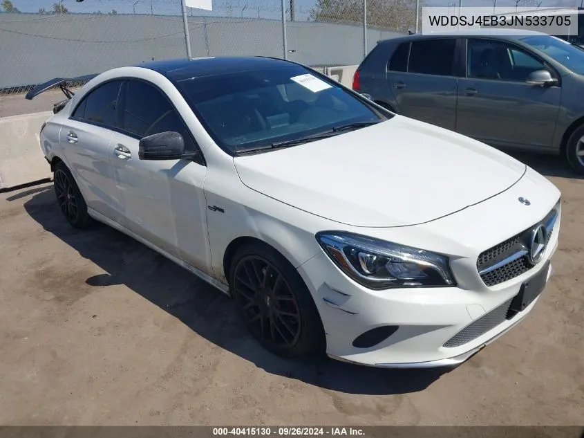 2018 Mercedes-Benz Cla 250 VIN: WDDSJ4EB3JN533705 Lot: 40415130