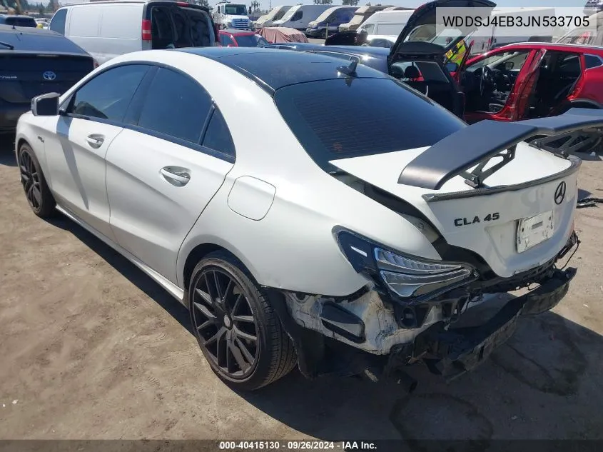 2018 Mercedes-Benz Cla 250 VIN: WDDSJ4EB3JN533705 Lot: 40415130