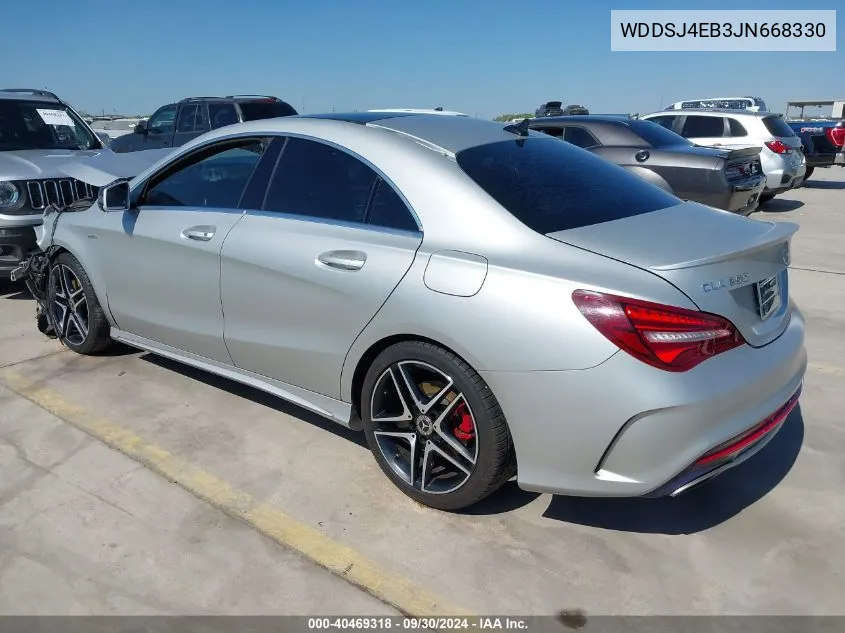 2018 Mercedes-Benz Cla 250 VIN: WDDSJ4EB3JN668330 Lot: 40469318