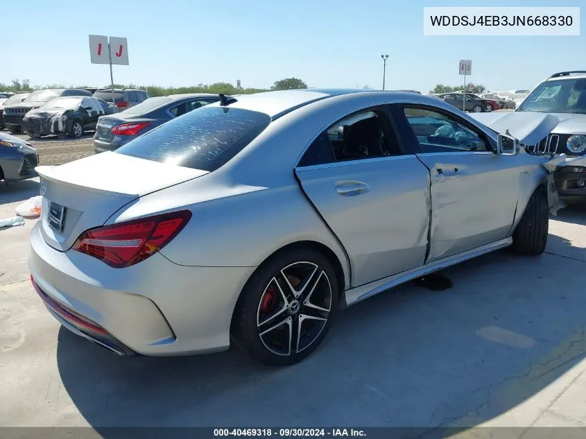 2018 Mercedes-Benz Cla 250 VIN: WDDSJ4EB3JN668330 Lot: 40469318