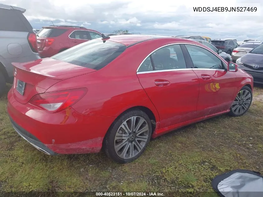 2018 Mercedes-Benz Cla 250 VIN: WDDSJ4EB9JN527469 Lot: 40523151