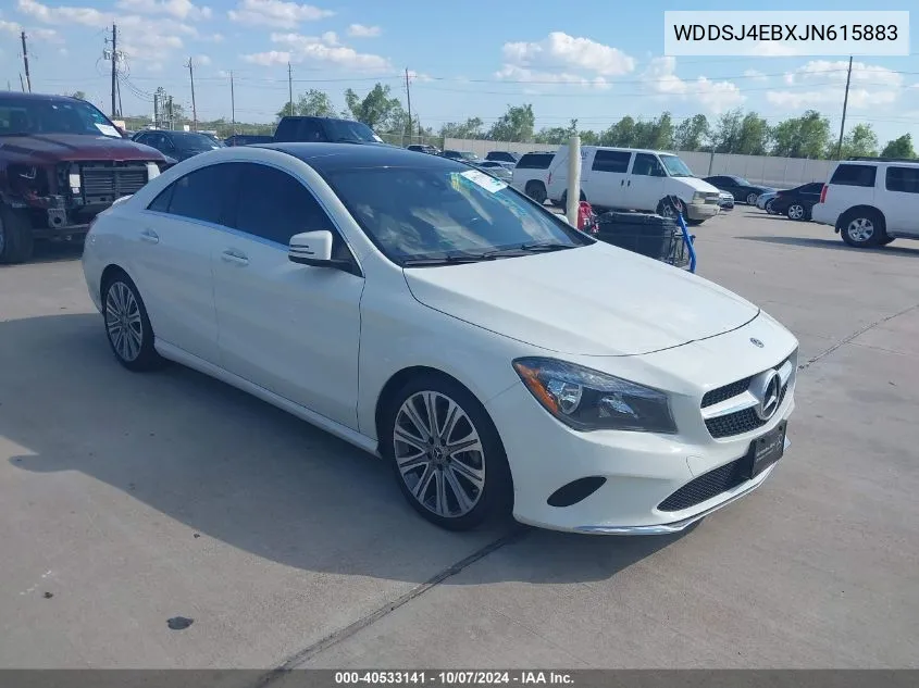 2018 Mercedes-Benz Cla 250 VIN: WDDSJ4EBXJN615883 Lot: 40533141