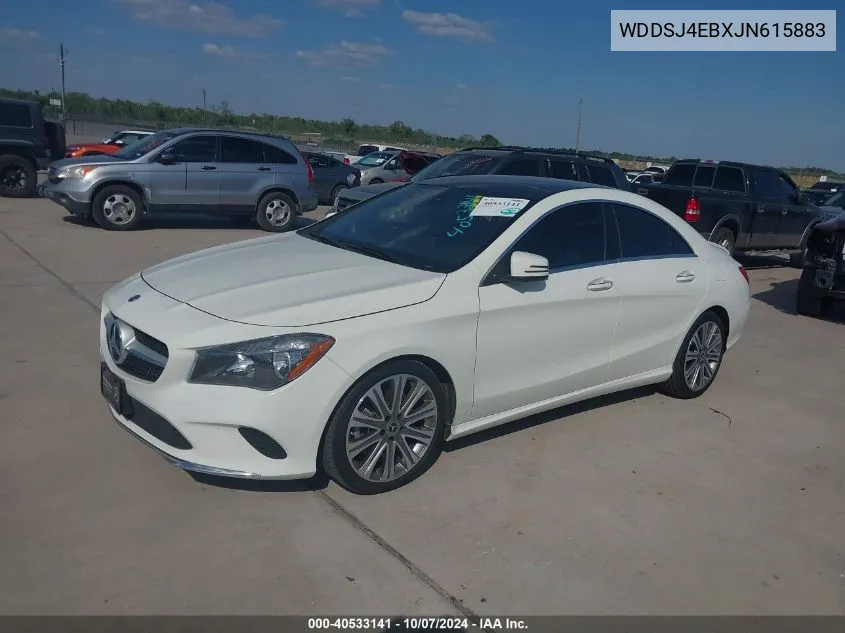 2018 Mercedes-Benz Cla 250 VIN: WDDSJ4EBXJN615883 Lot: 40533141