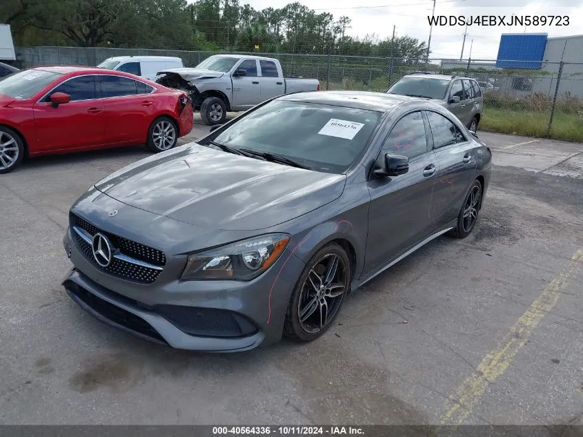 2018 Mercedes-Benz Cla 250 VIN: WDDSJ4EBXJN589723 Lot: 40564336