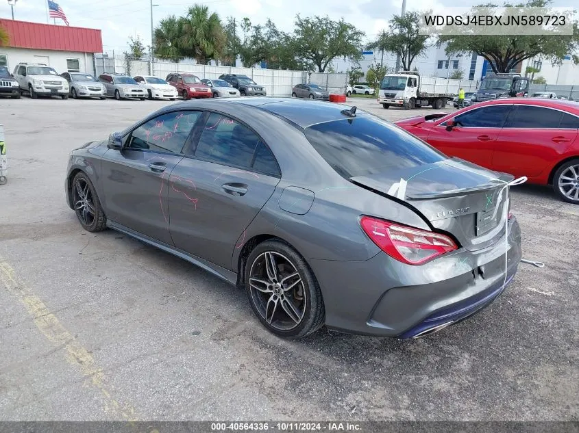 2018 Mercedes-Benz Cla 250 VIN: WDDSJ4EBXJN589723 Lot: 40564336