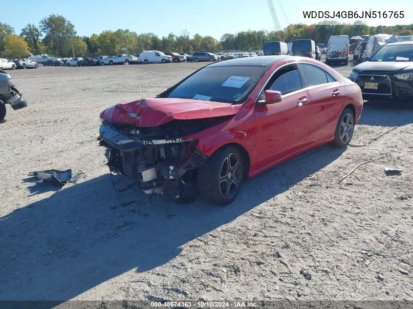 2018 Mercedes-Benz Cla 250 4Matic VIN: WDDSJ4GB6JN516765 Lot: 40574363