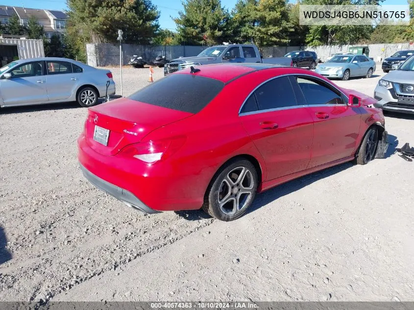 2018 Mercedes-Benz Cla 250 4Matic VIN: WDDSJ4GB6JN516765 Lot: 40574363