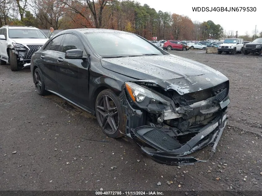 2018 Mercedes-Benz Cla 250 4Matic VIN: WDDSJ4GB4JN679530 Lot: 40772785