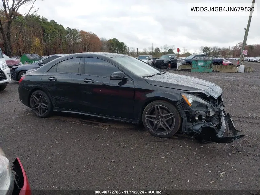 2018 Mercedes-Benz Cla 250 4Matic VIN: WDDSJ4GB4JN679530 Lot: 40772785