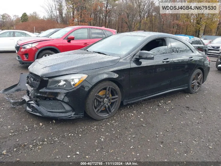 2018 Mercedes-Benz Cla 250 4Matic VIN: WDDSJ4GB4JN679530 Lot: 40772785