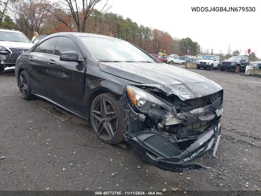 2018 Mercedes-Benz Cla 250 4Matic VIN: WDDSJ4GB4JN679530 Lot: 40772785