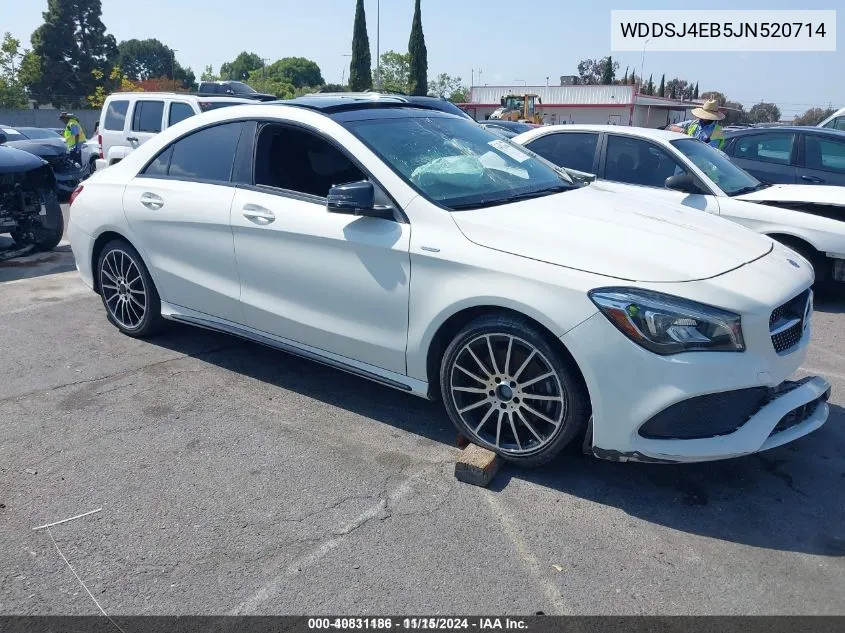 2018 Mercedes-Benz Cla 250 VIN: WDDSJ4EB5JN520714 Lot: 40831186