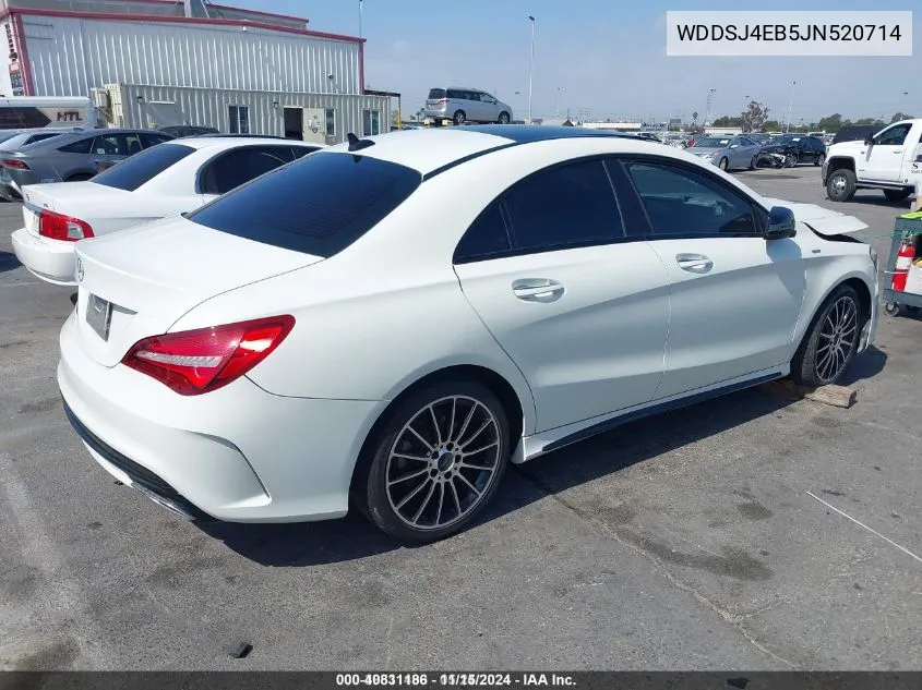 2018 Mercedes-Benz Cla 250 VIN: WDDSJ4EB5JN520714 Lot: 40831186