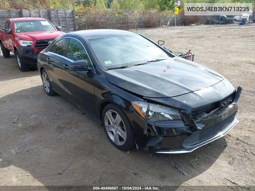 2019 Mercedes-Benz Cla 250 VIN: WDDSJ4EB3KN713235 Lot: 40496007