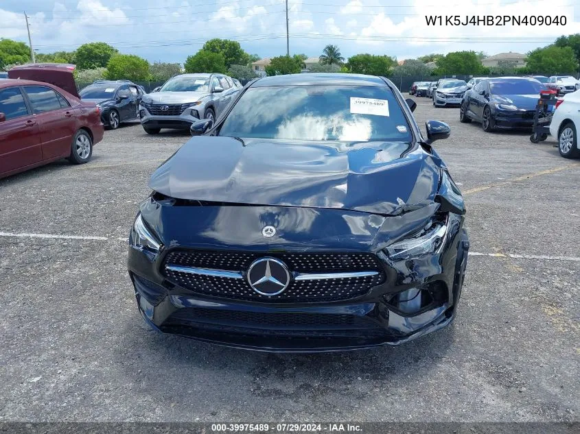 2023 Mercedes-Benz Cla 250 Coupe 250 4Matic VIN: W1K5J4HB2PN409040 Lot: 39975489