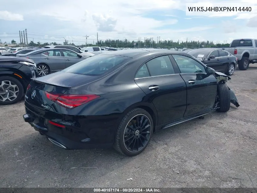 2023 Mercedes-Benz Cla 250 Coupe 4Matic VIN: W1K5J4HBXPN414440 Lot: 40157174