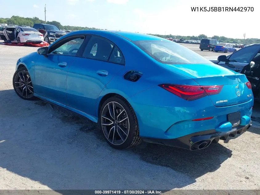 2024 Mercedes-Benz Amg Cla 35 4Matic VIN: W1K5J5BB1RN442970 Lot: 39971419